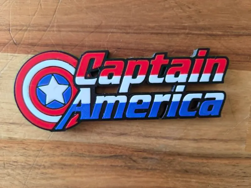 Captain America comic logo