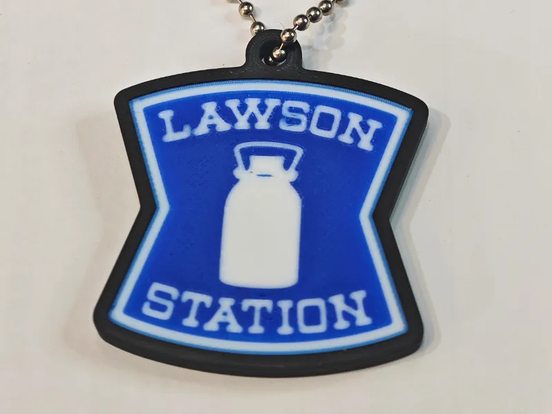 Keychain (Lawson) Convenience Store keyring Japan