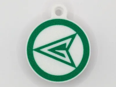 Green Arrow Keychain - Multicolour
