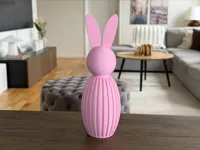 (Pink) 22.5 Cm Easter Bunny Big Ribs