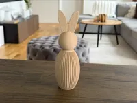 (Beige) 17 Cm Easter Bunny Small Ribs