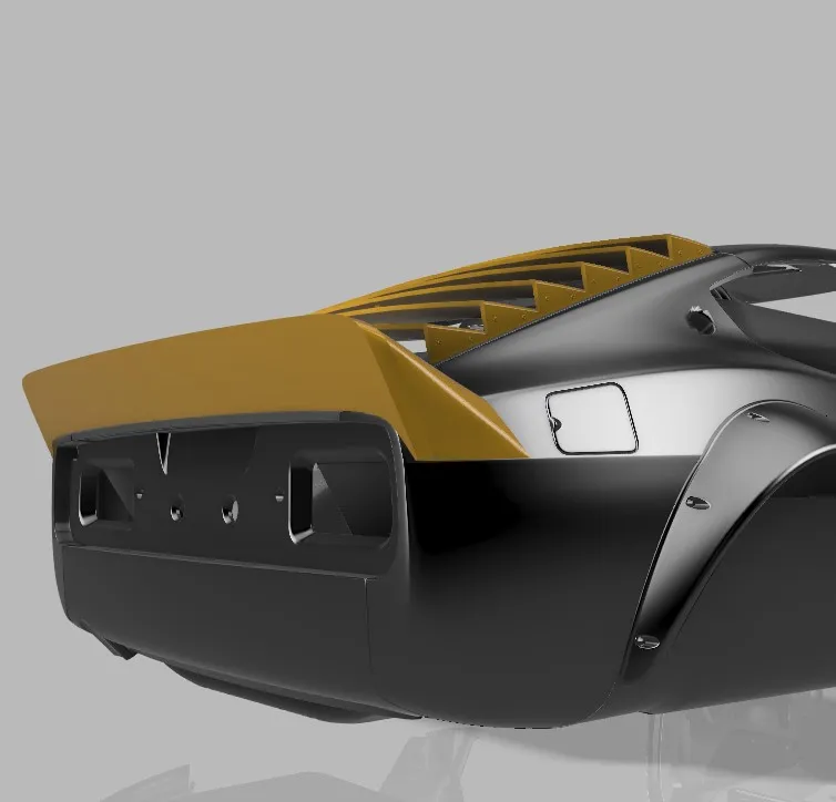 Rear spoiler for Sakura 240 from 3Dsets (version2)