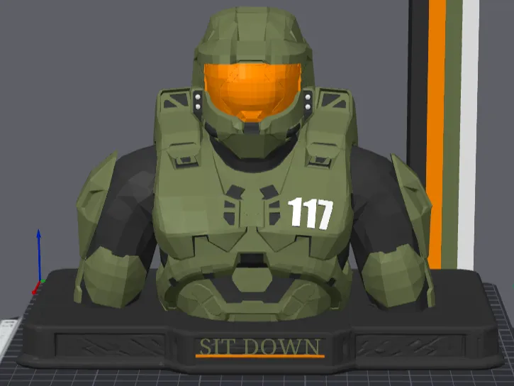 Halo Master Chief Display Piece