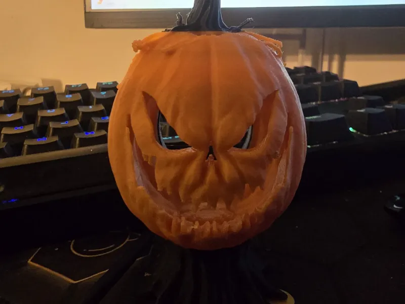TEALIGHT PUMPKIN