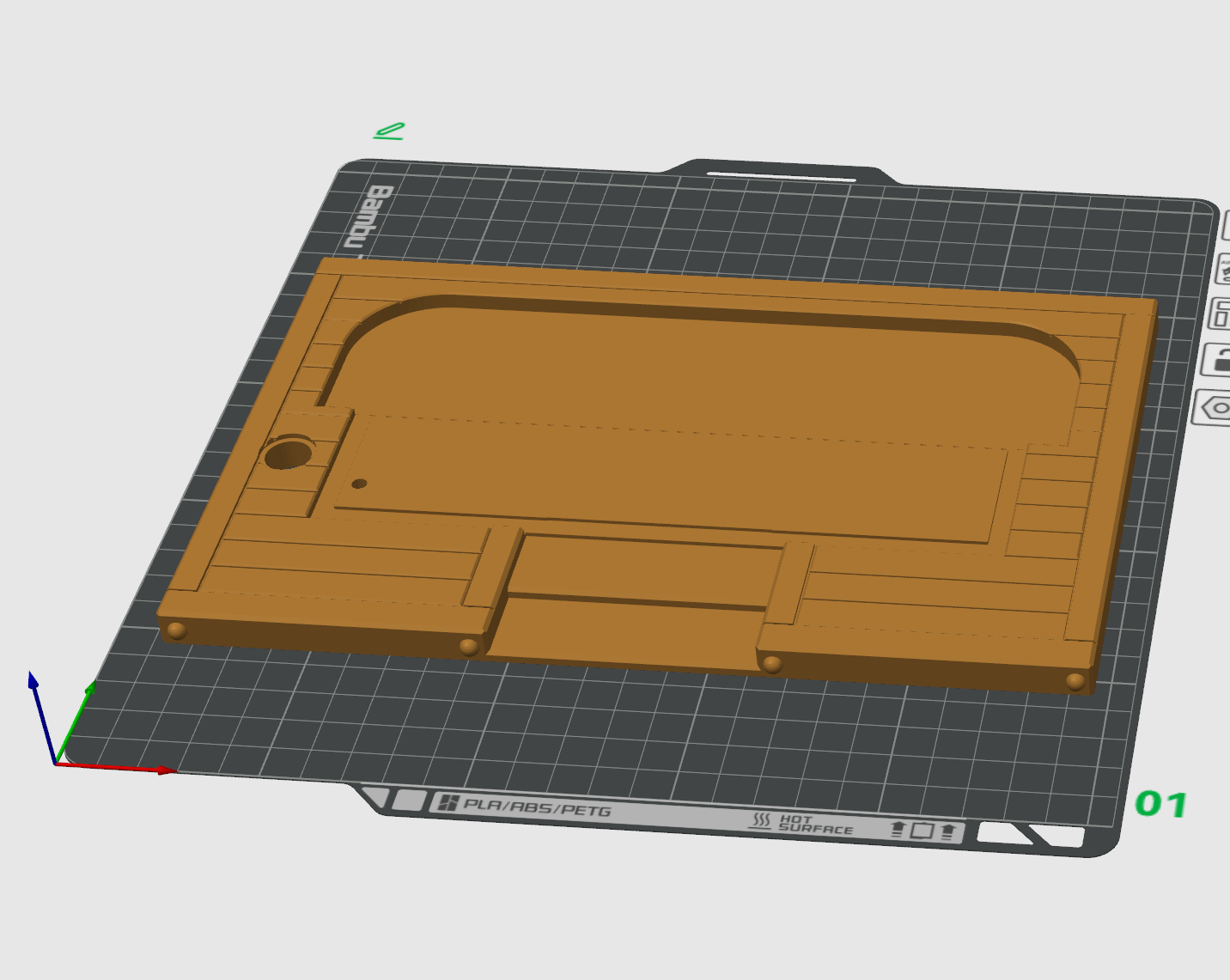 Miniatura 3 do modelo 3D 动物之森，动森商店switch底座，a1mini可打
