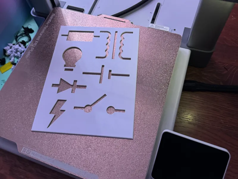 Stencil electric