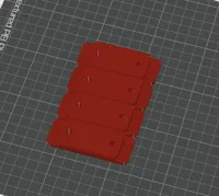 Male - Qty x 4. 0.2mm layer, 2 walls, 100% infill