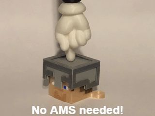 Minecraft Steve head clicky fidget keychain