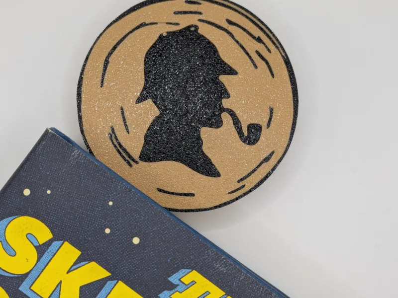 Sherlock Holmes inspired bookmark