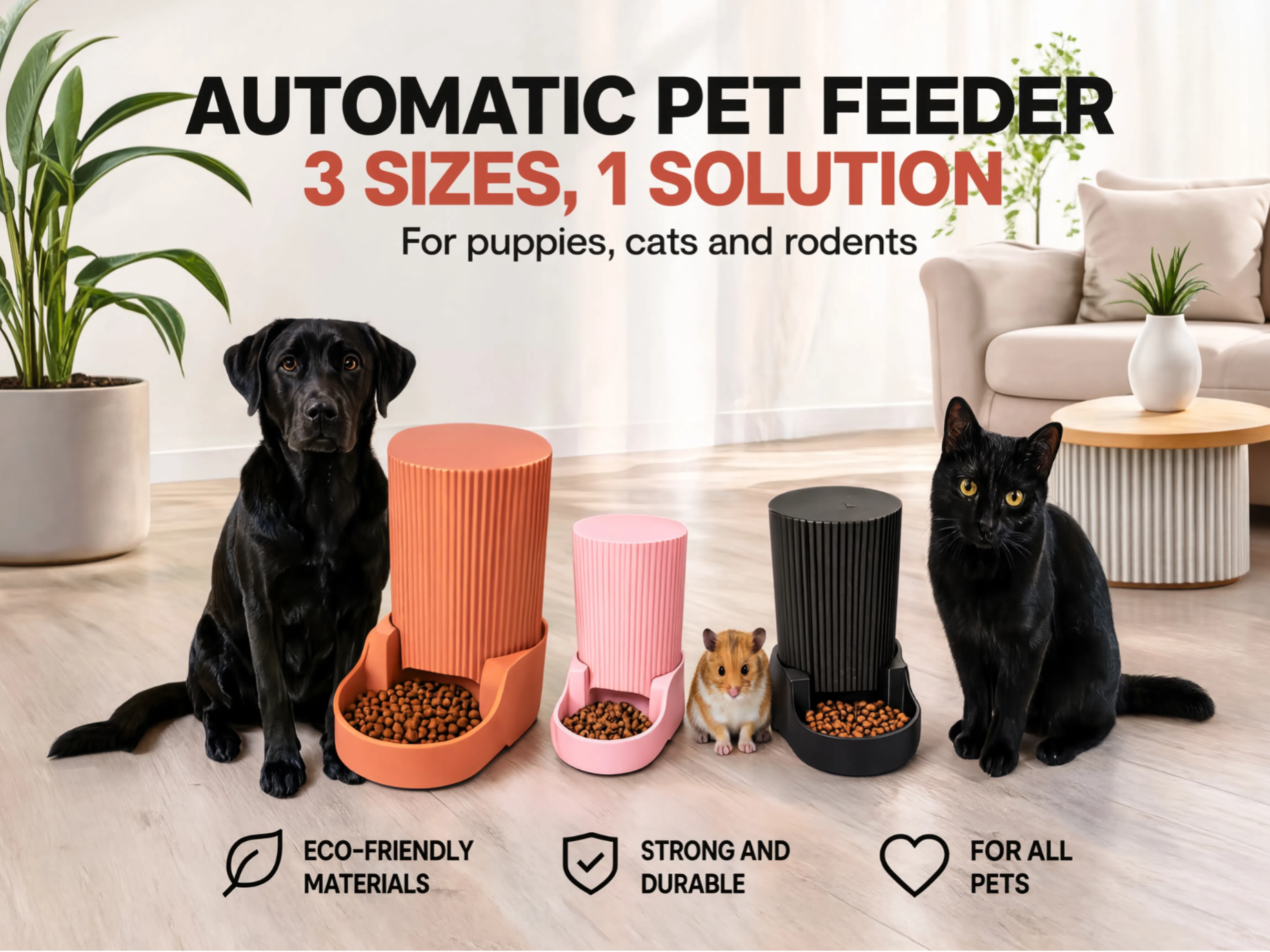 Gravity Pet Feeder - 3 Sizes