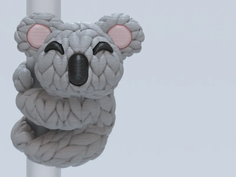 Stuffed Koala Straw Hugger – AMS-Free