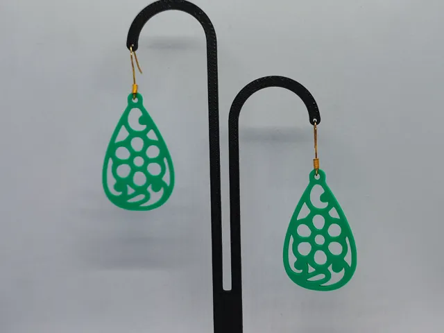 Aretes Lágrima Lunar