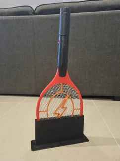 Bug Zapper Racket Stand