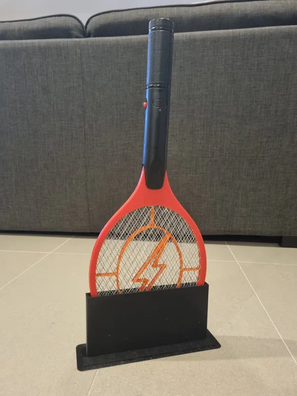 Bug Zapper Racket Stand