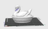 Porte-savon cygne façon verre de lait — photo 4