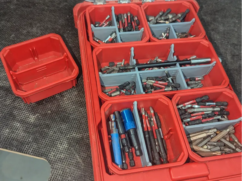 Milwaukee Packout Slim Organizer Custom Dividers