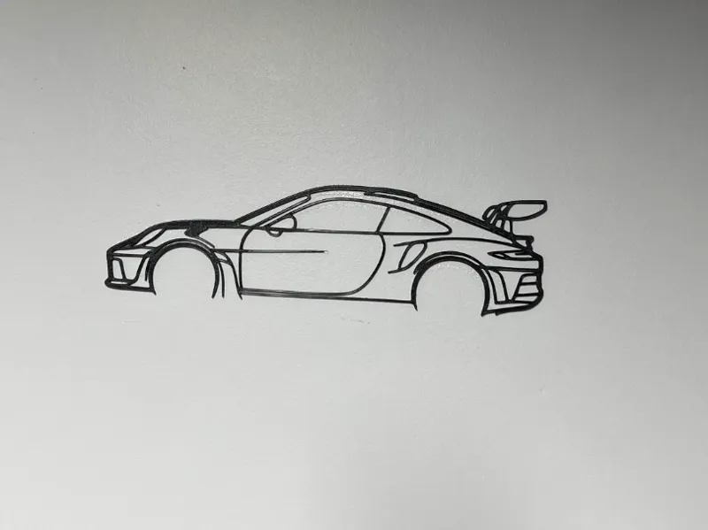 Porsche GT3 RS wall art