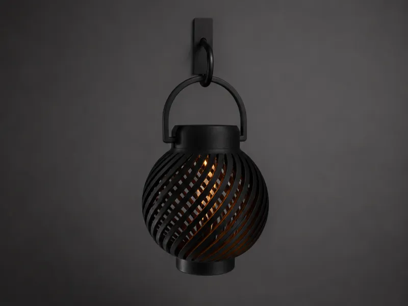 Laterne mit LED Teelicht