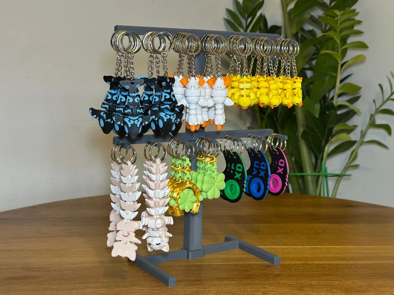 Keychain display stand view 2
