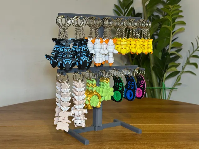 Keychain display stand