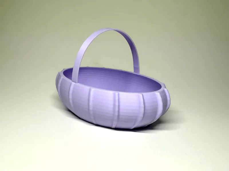 Easter egg basket desk organizer