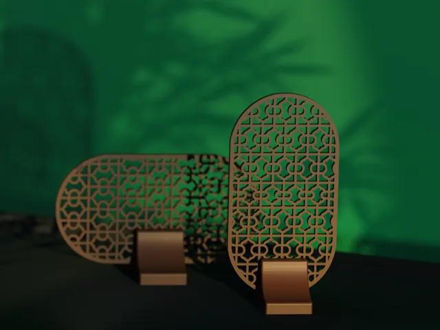 Earring Display Stand - Chinese Ruyi Lattice