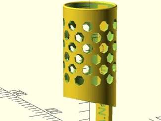 Honeycomb Cylinder Mount / Silencer or Pen Holder