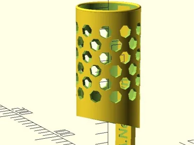 Honeycomb Cylinder Mount / Silencer or Pen Holder
