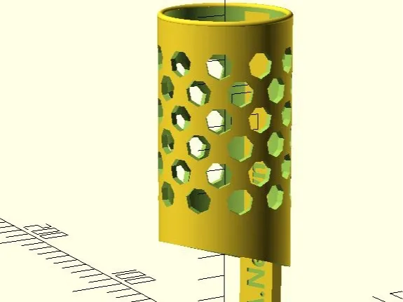 Honeycomb Cylinder Mount / Silencer or Pen Holder