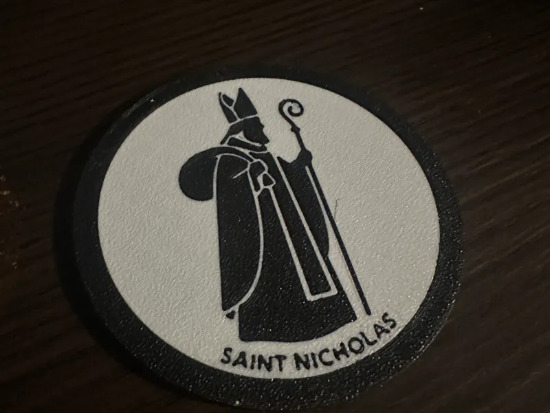 Saint Nicholas coaster