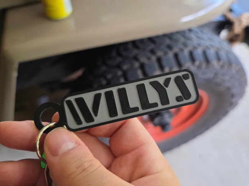 Willys Jeep Keychain