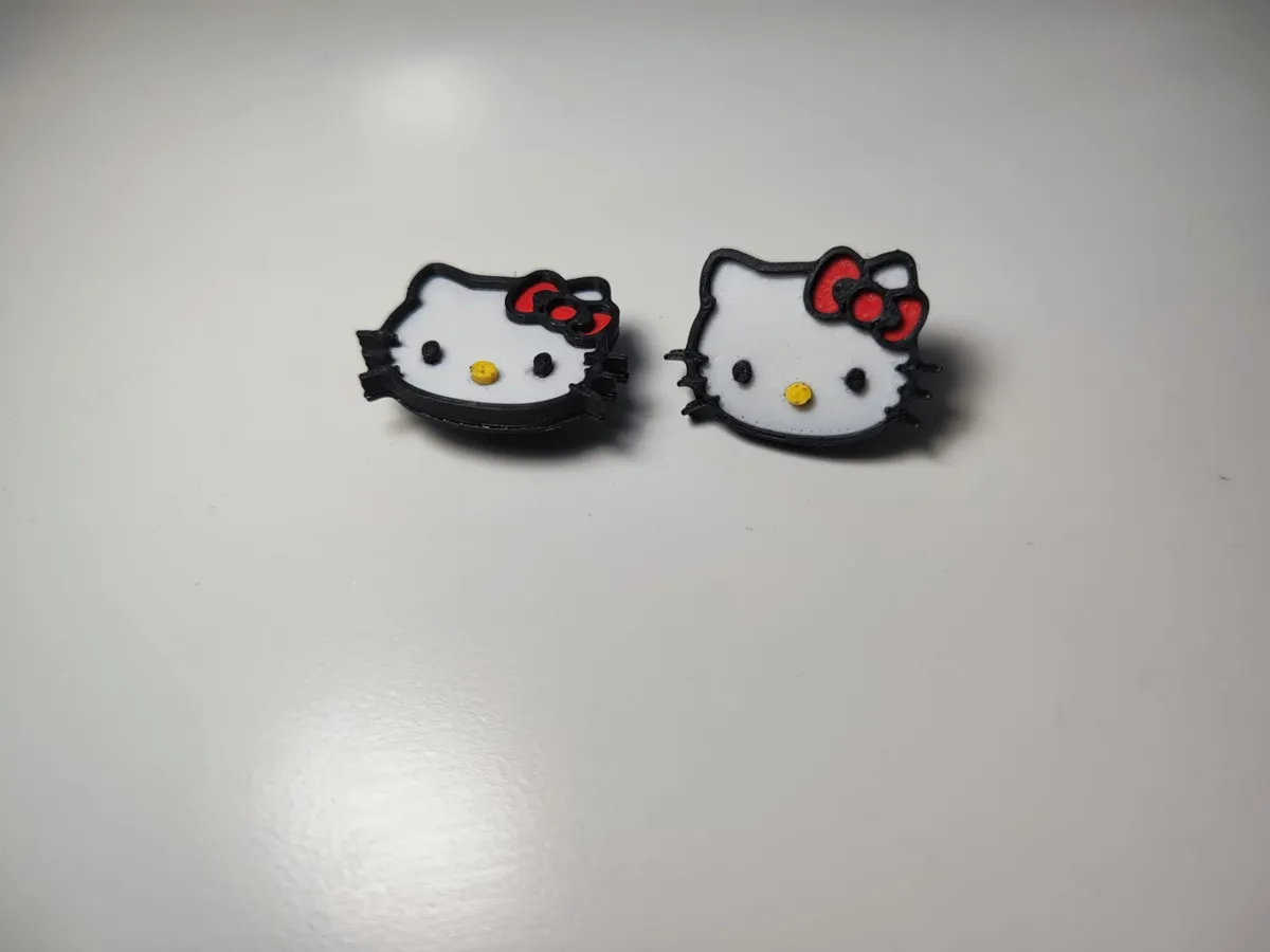 Charm Croc Hello Kitty Multicolor - Free 3D Print Model - MakerWorld