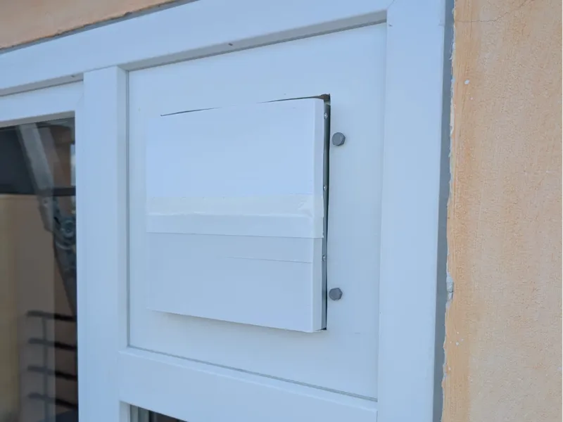 Ventilation cover for winter