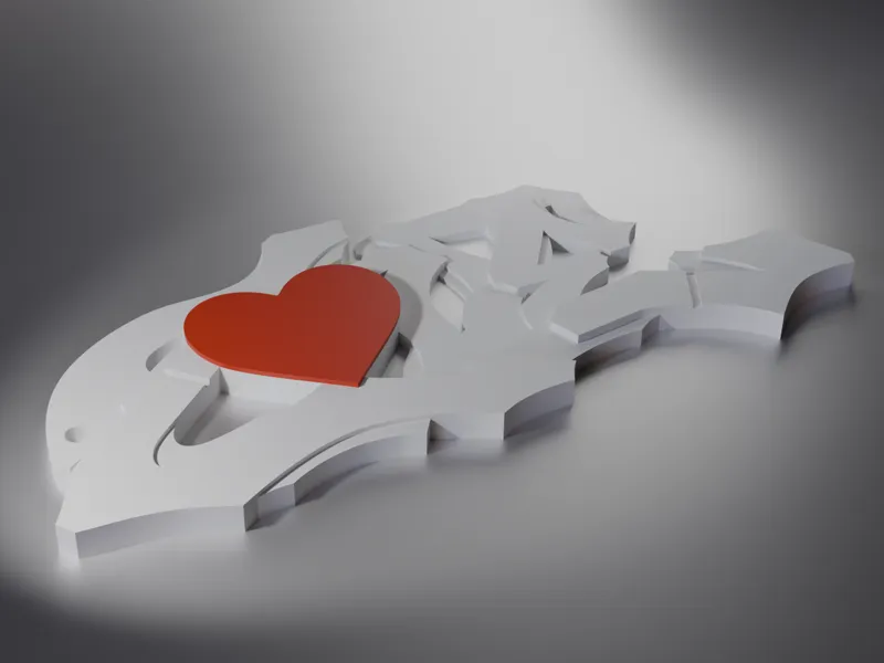 LOVE Graffiti Style Keychain – Valentine’s Day