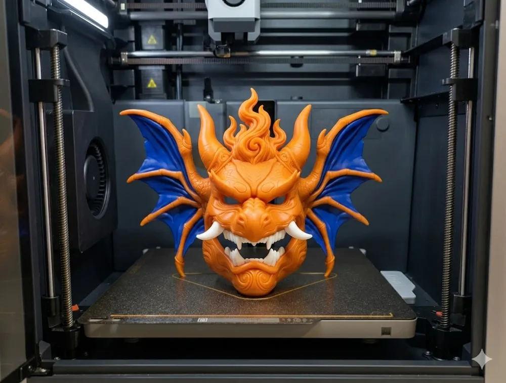 Charizard Demon Mask - Free 3D Print Model - MakerWorld