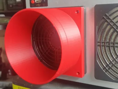 120MM FAN ADAPTER TO 120MM PIPE