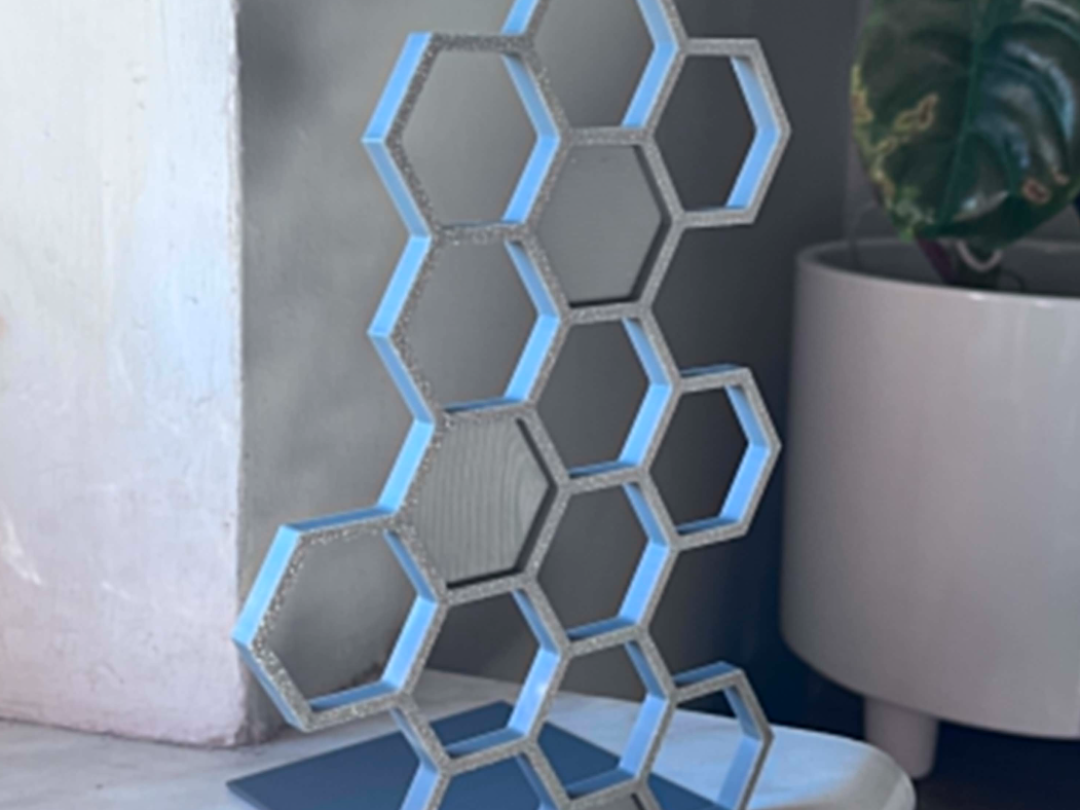 Honeycomb book holder (left and right)