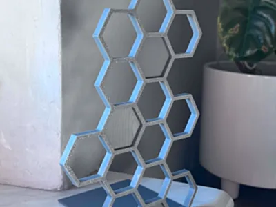 Honeycomb book holder (left and right)