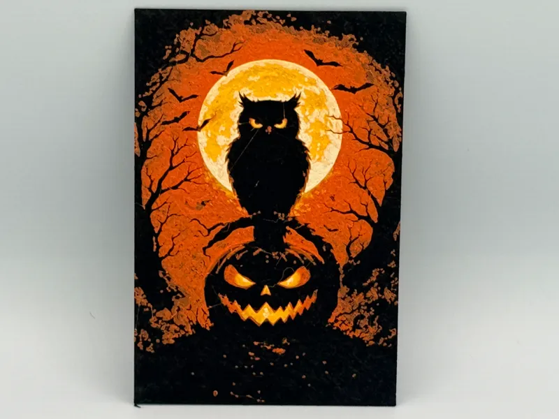 Halloween Owl Hueforge