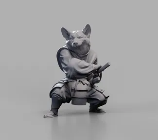 Samouraï Corgi