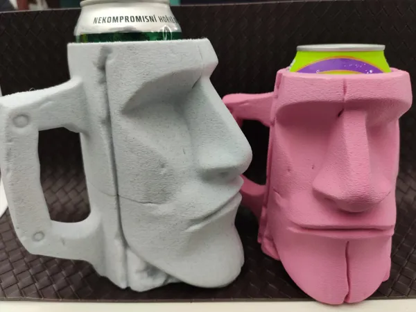 Porte-canette Moai (0,5L / 12oz)
