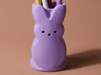 Bunny Pencil Holder Easter Candy