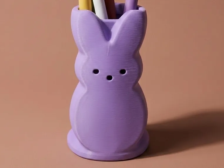 Bunny Pencil Holder Easter Candy