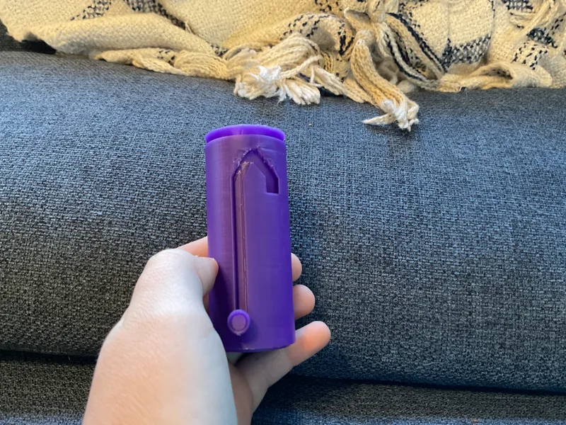 Cylindrical Bolt-Action Fidget