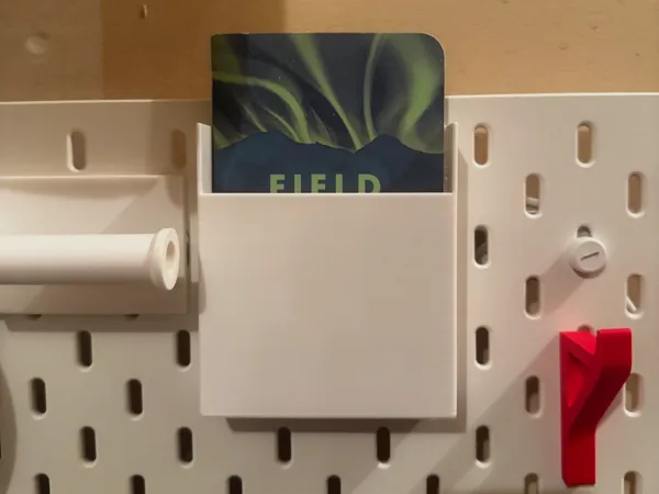 Range-carnets Field Notes pour panneau IKEA SKADIS