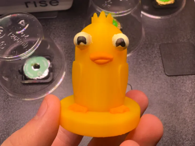 Ducky momo statue