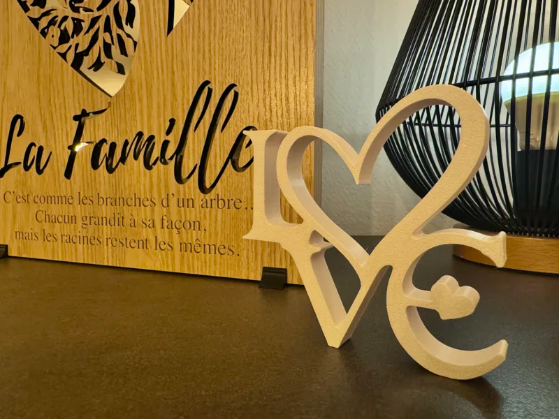 Charming LOVE Decor with Heart