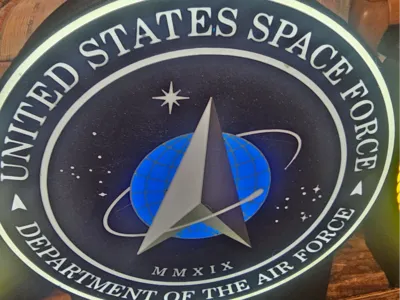 Space Force Logo Lightbox