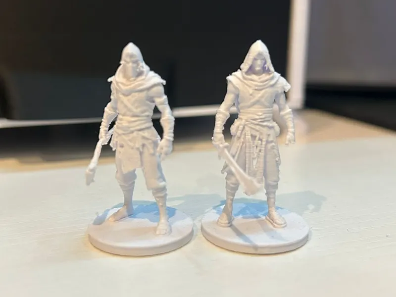 3 Bandits/Cultist Miniatures Set