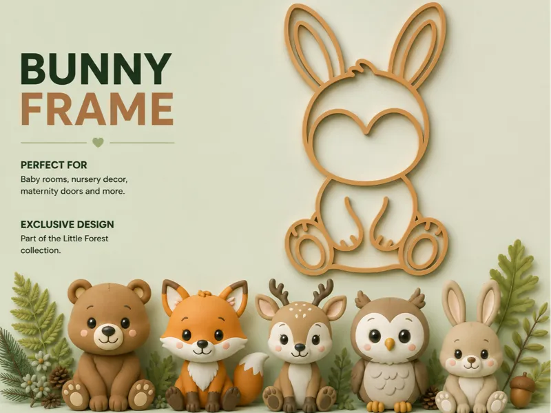 Wall art: Bunny frame